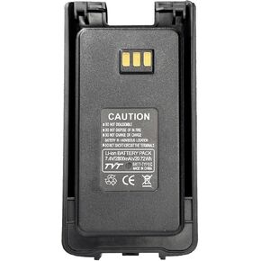 VMUKSAN Original MD-390 7.4V 3600mAh Li-ion Battery Pack Support USB-C Charge Compatible for TYT MD-UV390 GPS MD-UV390 DMR Two Way Radio