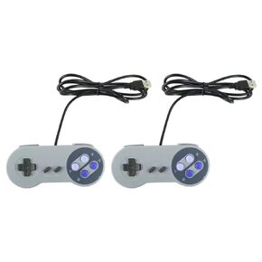 2025 New Pair of Wired Super USB Controller Gamepad Joysticks Retro Classic Snes Usb PC Gamepad Joystick For Snes MAC USB PC Gamepad Joypad