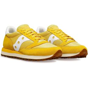 Saucony Jazz 81 أبيض/رمادي للرجال 10.5، للنساء 12 متوسط