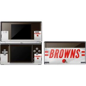 Skinit Decal Gaming Skin Compatible with DS Lite - Officially Licensed NFL Cleveland Browns White Striped Design