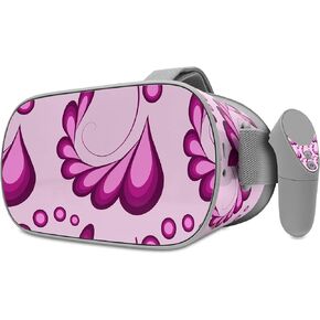 Decal Style Skin Wrap Compatible with Oculus Go Headset - Petals Pink (Oculus NOT Included)