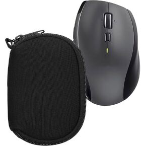 kwmobile Neoprene Case Compatible with Logitech M720 Triathlon / M705 Marathon - Case for Mouse Soft Pouch Carry Bag - Black