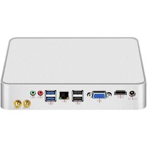 Industrial Ball bearing fan Computer J4125(4C/4T,up to 2.7GHz), Mini Desktop PC for Business Home Office , Gigabit LAN,4K HD+VGA Dual Dispaly ,DDR4,USB3.0,WiFi, Industrial Mini PC, 16GB RAM 512GB SSD