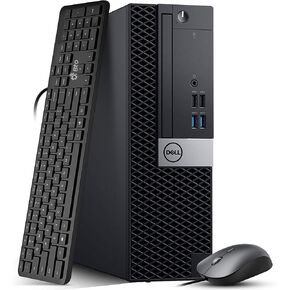 Dell OptiPlex Small Form Desktop Computer PC, Intel Core i7-6700 Processor, 16GB DDR4 Ram, 512GB PCIe NVMe SSD, HDMI & DisplayPort, Built-in WiFi, Wireless Keyboard & Mouse, Windows 11 Pro (Renewed)