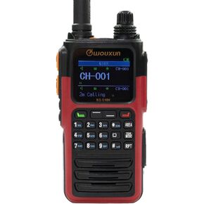 Wouxun KG-Q10H Quad Band Handheld Amateur Radio (Red)
