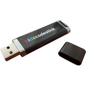 KidsCodeStick USB Flash Drive for Python and Java Programming - Portable External Storage Device for Coding and Programming Education