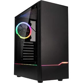 Inspire Series K9 ARGB Midi Tower Gaming Case - Black