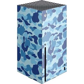 Skinit Decal Gaming Skin Compatible with Xbox Series X Console - Shark Teeth Grey Street Camo Design