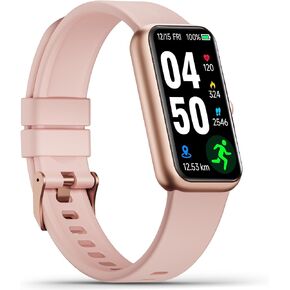 Fitness Tracker with 24/7 Continuous Heart Rate, Blood Oxygen Monitor, Smart Watch with Sleep Monitor, IP68 Waterproof Activity Tracker Step Counter for Women Men