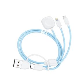 Travel Apple Watch Charger 3 in 2 USB C Cable for iWatch iPhone 𝐔𝐩𝐠𝐫𝐚𝐝𝐞𝐝 nylon مضفر USB A/C إلى Type Cable C Cable Cable Iwatch Magnetic Magnetic Forvices 6ft