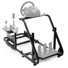 Anman G25 PRO Racing Simulator Cockpit fit for PC,PS4 Racing Wheel Stand for Logitech G27 G29 G920,Fanatec,Thrustmaster T500RS T300RS Race Car Seat, Wheel Shifter Pedals Playseat NOT Included