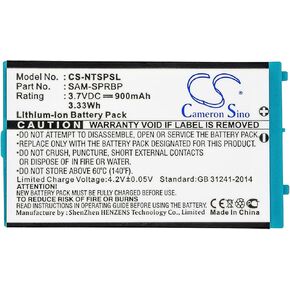 LIONX Battery Replacement for Game Console Advance SP AGS-001 GBA SP Part Number AGS-003 SAM-SPRBP 900mAh / 3.33Wh 3.7v Lithium-ion Blue