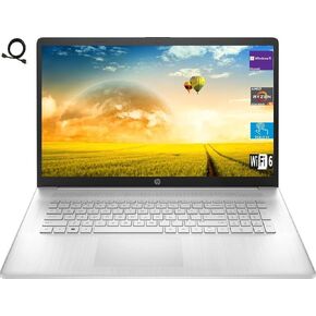 HP 17.3" HD Touchscreen Laptop, AMD Ryzen 5 7530U (6-Core) Processor, AMD Radeon Graphics, 32GB RAM 1TB SSD, Bluetooth, HDMI, 720p HD Camera, Wi-Fi 6, Numeric Keypad, Windows 11 Home, Silver