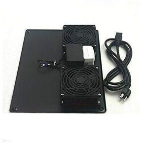 Rising Rack Mount Temperature Control Server Fan Cooling System with 2 Fans 1U