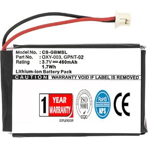 XSP 460mAh Replacement Battery Game Boy Micro, OXY-001 PN OXY-003, GPNT-02