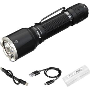 Fenix TK17 3600 Lumen Tactical Flashlight Duty Light, Long Throw with USB-C Rechargeable Battery