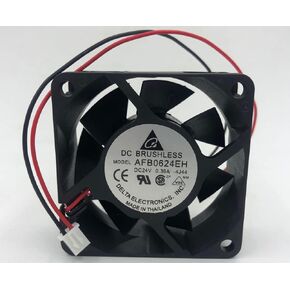 AFB0624EH 60x60x25mm 24V 0.36A 5000RPM 27.55CFM 6CM 2-Wire Cooling Fan