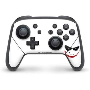 Skinit Decal Gaming Skin Compatible with Nintendo Switch Pro Controller - Officially Licensed Warner Bros Joker Outline Design