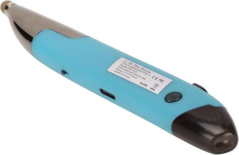 aqxreight Pen Mouse Rechargeable Luminous Silent Computers Small Portable 2.4g Mode Pen Mouse for PC Laptop Blue (#5) in Saudi Arabia