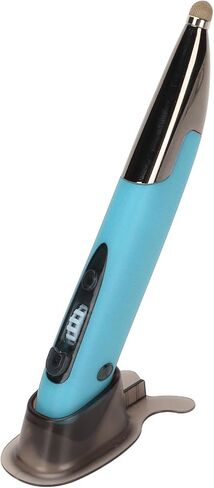 aqxreight Pen Mouse Rechargeable Luminous Silent Computers Small Portable 2.4g Mode Pen Mouse for PC Laptop Blue (#5) in Saudi Arabia