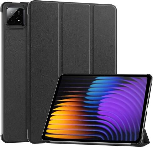 حافظة zZjoOoj لهاتف Xiaomi Redmi Pad مقاس 10.61 بوصة، رفيعة للغاية وخفيفة الوزن، منبه تلقائي/نوم، أسود in Kuwait