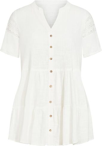 Avenue Women's Plus Size Tunic Samara Tiered in Saudi Arabia