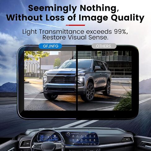 Compatible with 2025 Chevy Tahoe Suburban Screen Protector 17.7 inch Navigation TouchScreen, For 2025 Tahoe and 2025 Suburban Accessories Tempered Glass Ultra Clear Anti Scratch in Saudi Arabia