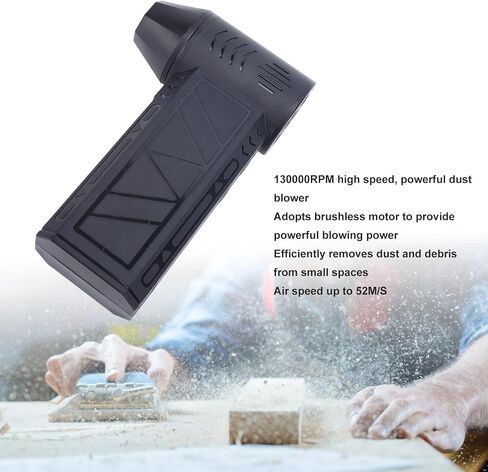Youthink 13000000 دورة في الدقيقة عالية السرعة Duster Air Duster 130000 دورة في الدقيقة قابلة للتعديل منفاخ الهواء المحمولة 130000 دورة في الدقيقة مروحة التوربينات مع ضوء LED لتنظيف المفاتيح الثلج إزالة غبار السيارة in Saudi Arabia