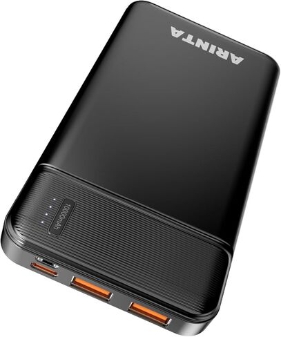 Power Bank Portable Charger 10000mah Pd 22.5w ، حزمة بطارية فائقة النحافة مع إدخال/إخراج USB-C ، متوافق مع iPhone 16 15 14 13 12 ، Galaxy S24 23 22 21 ، إلخ. (الأسود) in Saudi Arabia