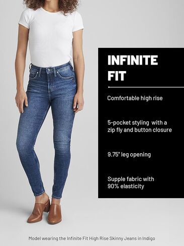 Women's Plus Size Infinite Fit Mid Rise Straight Leg Jeans in Saudi Arabia