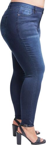 YMI Women's Plus Size HyperDenim Super Stretchy Skinny Jeans in Saudi Arabia