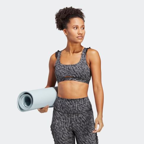 adidas Women's Coreflow Studio Medium Support Bra in Saudi Arabia