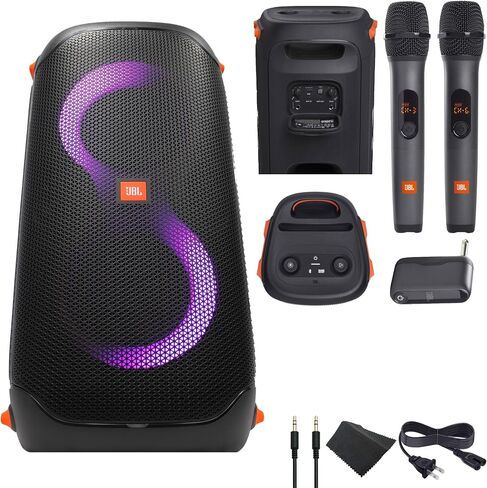 JBL Partybox 110-160W مكبر صوت لاسلكي محمول - صوت قوي وباس عميق (JBLPARTYBOX110AM) in Kuwait