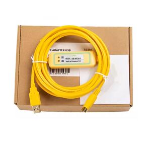 USB-AFC8513 for PLC Programming Cable FPG FP0 FP2 FPX Data Communication Support Online Monitoring Download Cable Stable Model FT232RL Chip Yellow 3 Meter