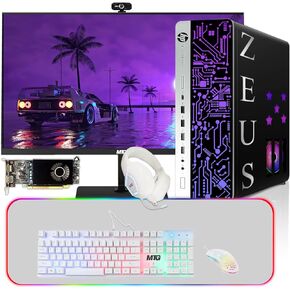 HP G3 PC, Intel i5 6th Gen, RX 550 Graphics, 16GB RAM, 1TB SSD | 2TB HDD, 4 in 1 Gaming Kit, Webcam, WiFi, Windows 11 Pro (Renewed)