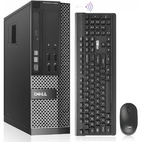 Dell OptiPlex 9020 Refurbished Desktop Computers Small Form Factor PC,i7 4770 32GB Ram,512GB NVMe M.2 SSD,128GB SSD,AC8260 Built-in WiFi,HDMI,Dual Monitor Support (Renewed)