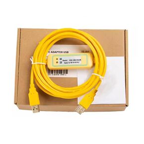 USB-Vigor for PLC Programming Cable Transmission Data Cable VB VH Series Communication Download Cable High Speed and Stable Model Yellow FT232RL Chip 3 Meter