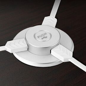 160cm -up in-Desk Slot 3 USB 2.0 & USB1.1 Hub Splitter Adapter for Laptop PC Computer/Mobile Charger
