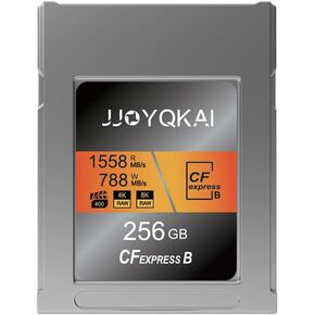 256GB CFexpress Type B Memory Card, Up to 1588/788MB/s, 8K Video Recording Compatible with Nikon Z6/Z7, Canon, DJI