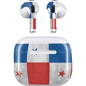 Skinit Skinit Audio Audio Skin متوافق مع Apple Airpods (3rd Gen ، 2021) - Skinit مصمم في الأصل علم بانما التصميم المتعثر