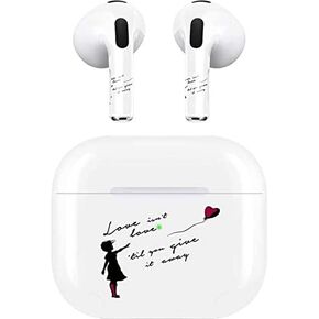 Skinit Skinit Audio Audio Skin متوافق مع Apple Airpods (الجنرال الثالث ، 2021) - Skinit Love في الأصل لا الحب حتى تخليه التصميم بعيدا