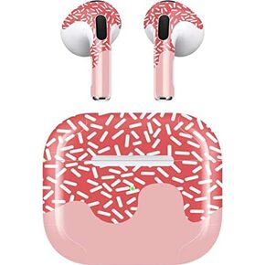 Skinit Skinit Audio Audio Skin متوافق مع Apple Airpods (Gen 3rd ، 2021) - Skinit في الأصل تصميم رشاشات الربيع المرجانية المصممة