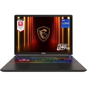 MSI Vector 16 HX AI Gaming Laptop (Intel 24-Core Ultra 9-275HX, RTX 5080 175W, 16" QHD 240Hz, 64GB DDR5, 2TB Gen4 SSD, Wi-Fi 7, HDMI, 2xUSB-C/DP, RGB Backlit Keyboard, Windows 11 Pro)
