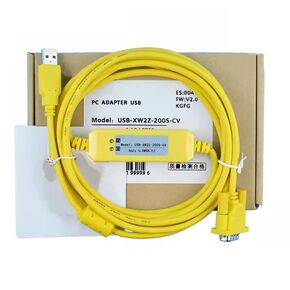 USB-XW2Z-200S-CV Applicable PLC Programming Cable Communication Download Cable Economy Model Yellow 3 Meters