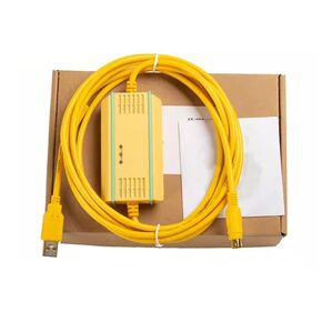 USB-SLB2053RASL+ Applicable Communication Data Download Cable Electromagnetic Isolation PLC Programming Cable FT232RL Chip Yellow 3 Meter