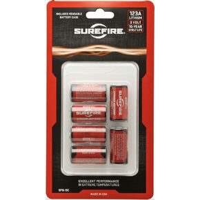 Surefire 6 Pack 123A Lithium Batteries in Kuwait