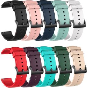 Ruentech متوافق مع نطاقات الساعات الذكية Fitpolo AR-01 و AEAC AR-01 ، وأشرطة سيليكون بديلة معصم مقاوم للماء لـ AR-01 GTX18 SMART WATCH