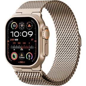 أشرطة مغناطيسية معدنية متوافقة مع Apple Watch Band Ultra 2/Ultra 49mm 46mm 45mm 44mm 42mm 42 مم للنساء ، حزام حلقة من الفولاذ المقاوم للصدأ قابل للتعديل لسلسلة Iwatch Series 10 9 8 7 5 4 3 2 1 SE in Kuwait