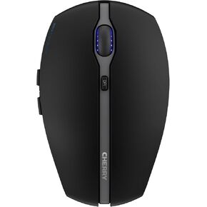 Cherry GENTIX BT Bluetooth Mouse - Optical - Wireless - Bluetooth - Black - 2000 dpi - Scroll Wheel - 7 Button(s) - Small/Large Hand/Palm Size - Symmetrical