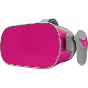 Decal Style Skin Wrap Compatible with Oculus Go Headset - Solids Collection Fushia (Oculus NOT Included)